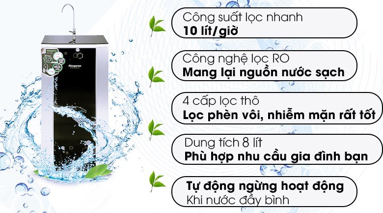 Máy lọc nước RO lọc nước mặn, nước lợ Kangaroo KG3500AVTU 10 lõi - 2