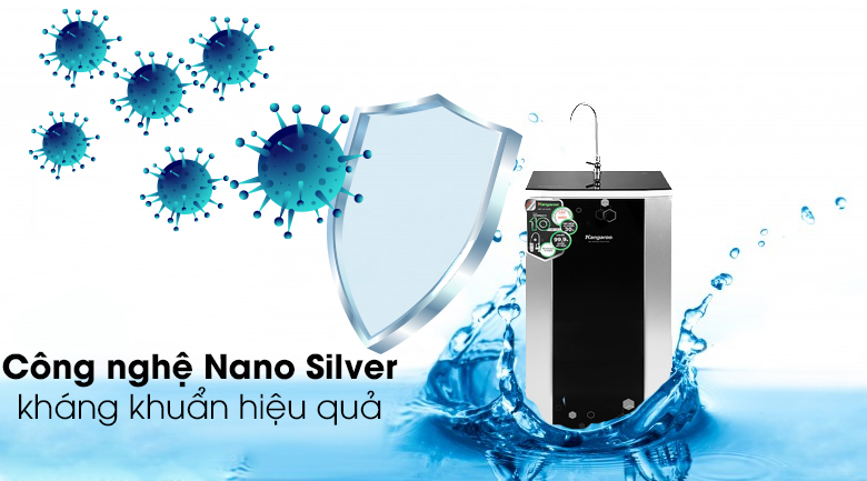 Máy lọc nước RO lọc nước mặn, nước lợ Kangaroo KG3500AVTU 10 lõi - 12