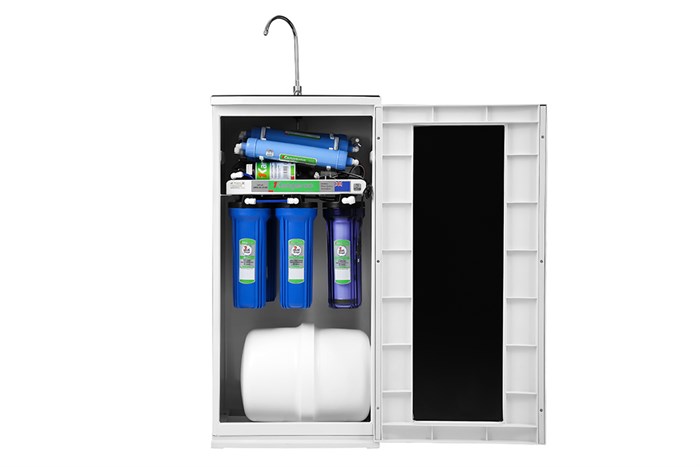 Máy lọc nước RO lọc nước mặn, nước lợ Kangaroo KG3500AVTU 10 lõi Màu Đen - Xám