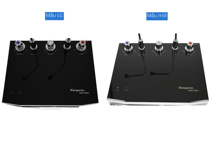 Máy lọc nước RO nóng nguội lạnh Hydrogen Kangaroo KG10A4VTU 10 lõi Màu Đen - Xám