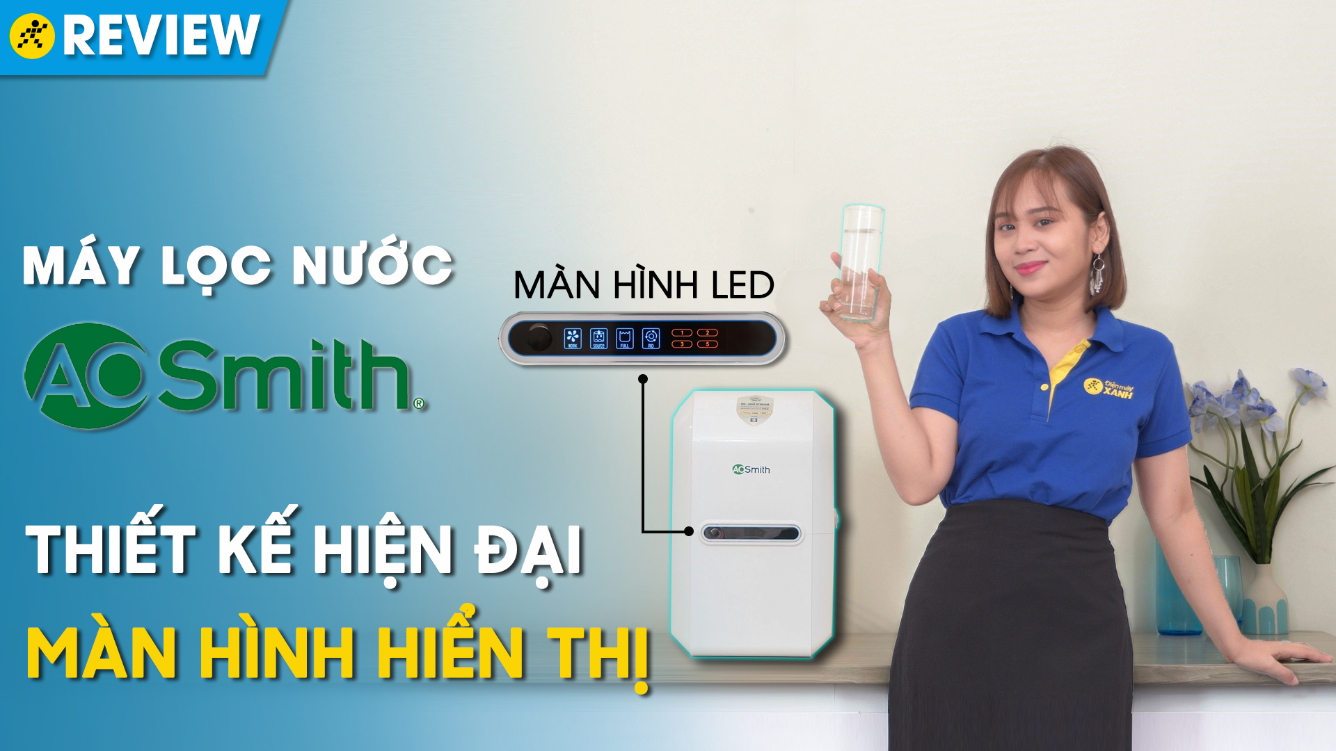 Máy lọc nước RO Aosmith E3 5 lõi