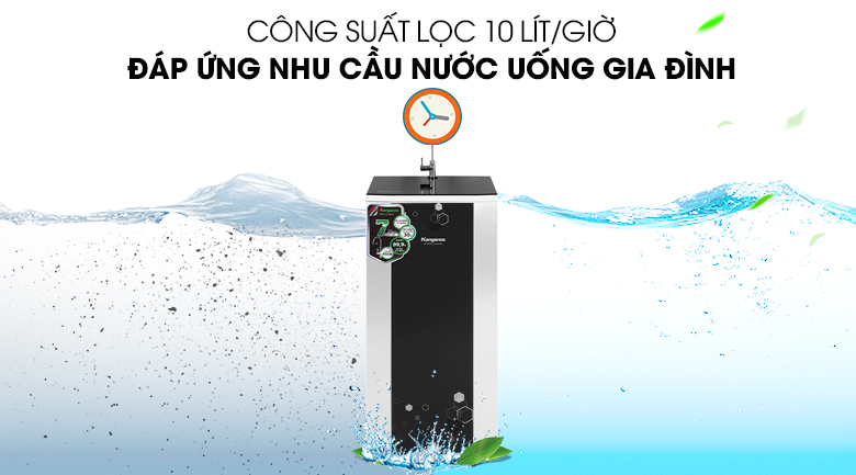 Công suất Máy lọc nước RO Kangaroo KG88AVTU 7 lõi