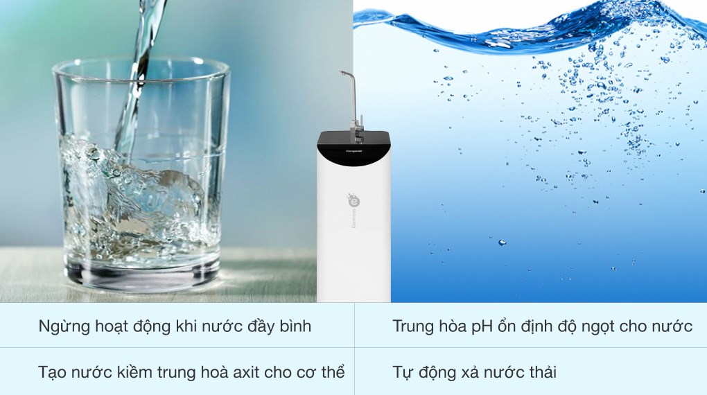 Máy lọc nước RO Hydrogen Kangaroo KG100ES 7 lõi