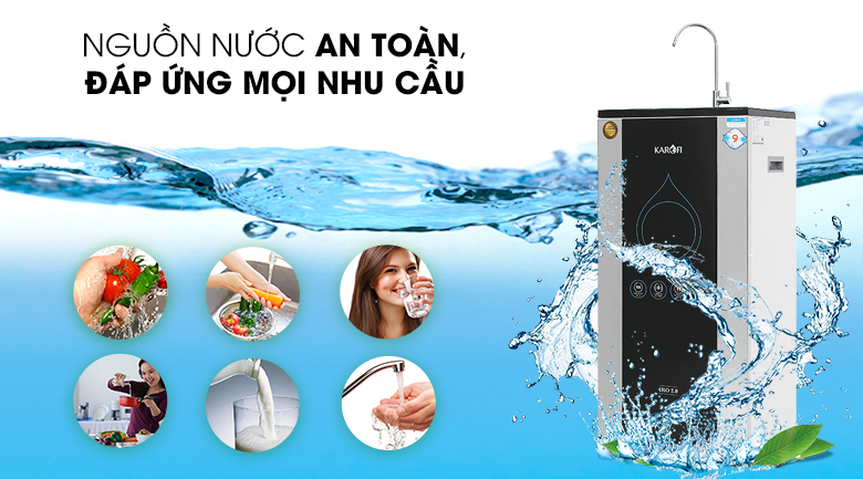 Máy lọc nước RO Karofi K9IQ-3S 9 lõi