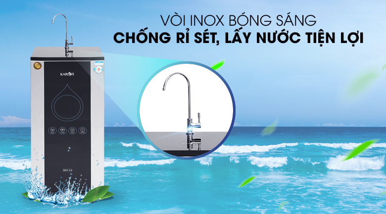 Máy lọc nước RO Karofi K9IQ-3S 9 lõi