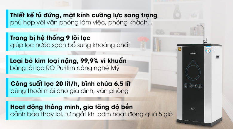 Máy lọc nước RO Karofi K9IQ-3S 9 lõi