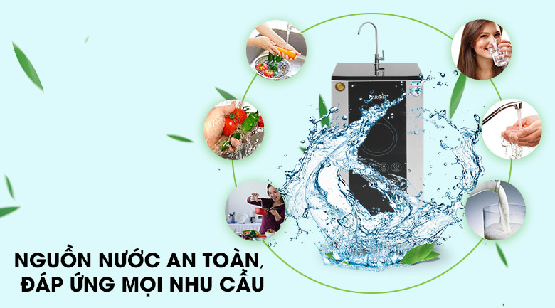 Cung cấp nước sạch an toàn - Máy lọc nước RO Karofi K9IQ-3S 9 lõi