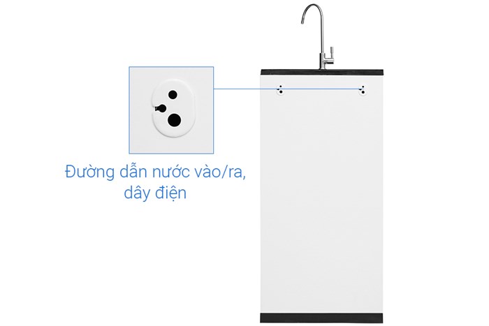 Máy lọc nước RO Karofi K9IQ-3S 9 lõi Màu Trắng - Đen