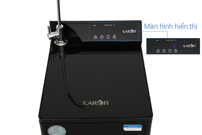 Máy lọc nước RO Karofi Optimus Plus O-P1310 10 lõi Màu Trắng - Đen