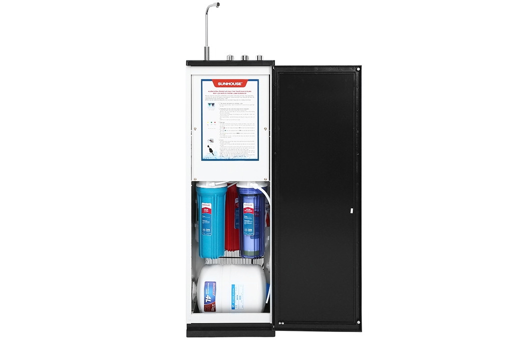 Máy lọc nước RO nóng nguội lạnh Sunhouse SHA76213CK 10 lõi Màu Xanh Dương