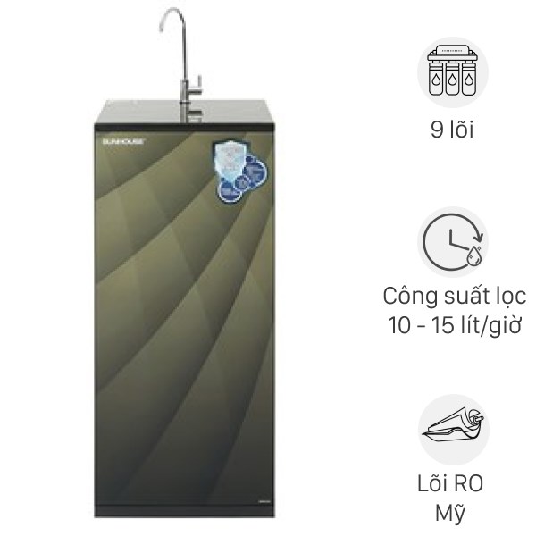 Máy lọc nước RO Sunhouse SHA8817KP 9 lõi
