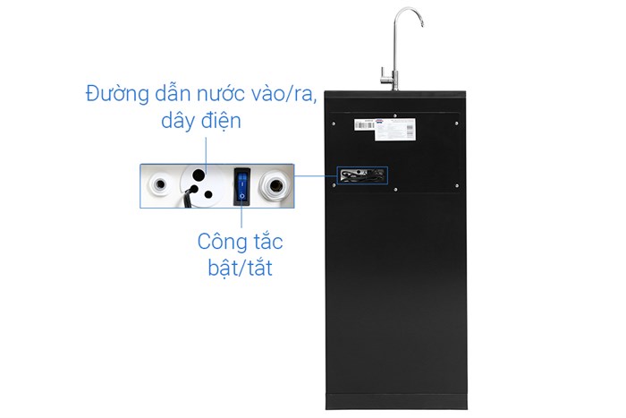 Máy lọc nước RO Sunhouse SHA8817KP 9 lõi Màu Xám