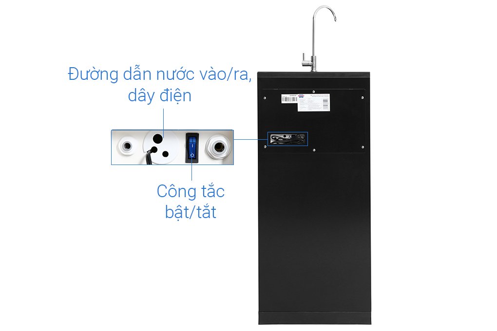 Máy lọc nước RO Sunhouse SHA8817KP 9 lõi Màu Xám