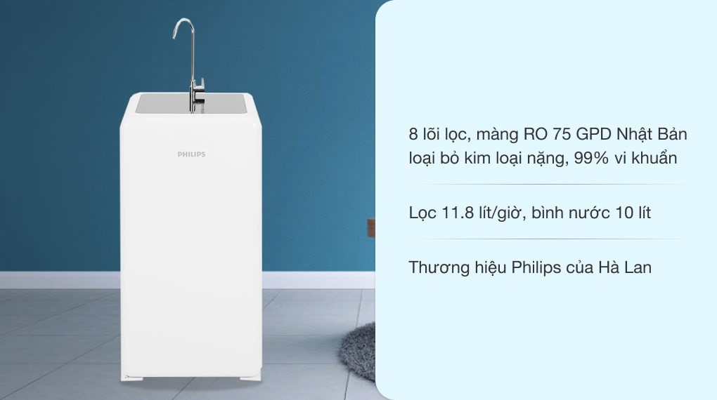 Máy lọc nước RO Philips ADD8960 8 lõi