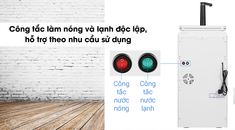Máy lọc nước RO nóng nguội lạnh Philips ADD8980 6 lõi