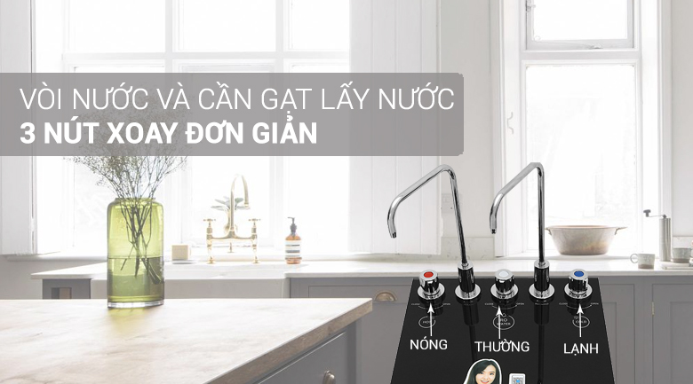 Máy lọc nước RO nóng nguội lạnh Karofi Optimus Duo O-D138 7 lõi