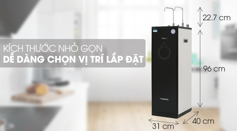 Máy lọc nước RO nóng nguội lạnh Karofi Optimus Duo O-D138 7 lõi