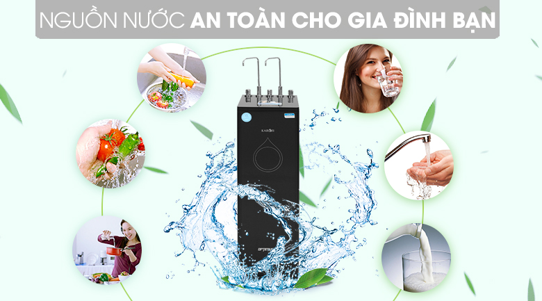 Máy lọc nước RO nóng nguội lạnh Karofi Optimus Duo O-D138 7 lõi