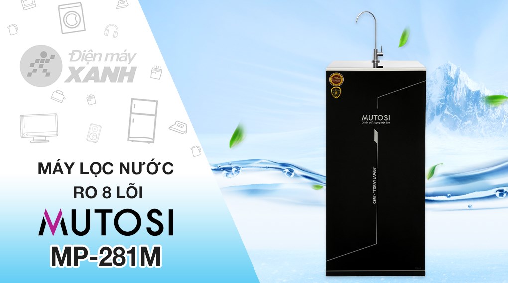 Máy lọc nước RO Mutosi MP-281M 8 lõi