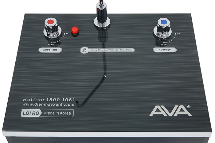 Máy lọc nước RO nóng nguội AVA AVW-33209H 9 lõi Màu Đen