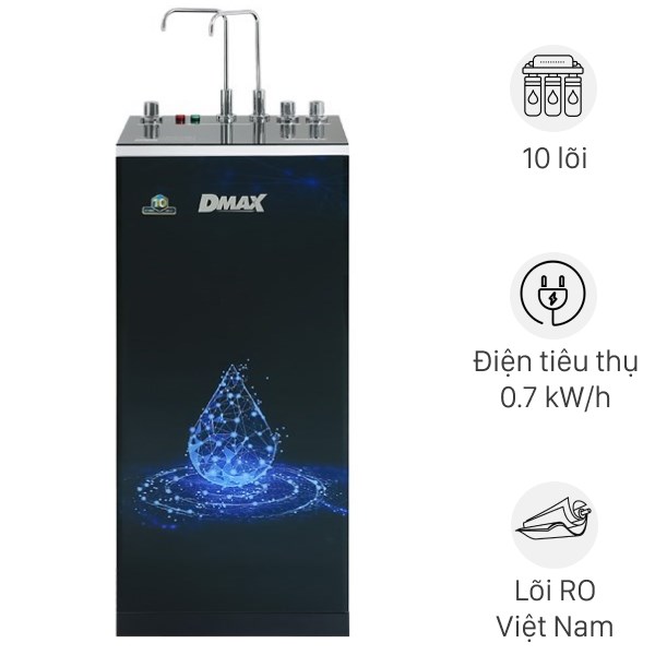 Máy lọc nước RO nóng nguội lạnh Dmax DMW-43710H 10 lõi
