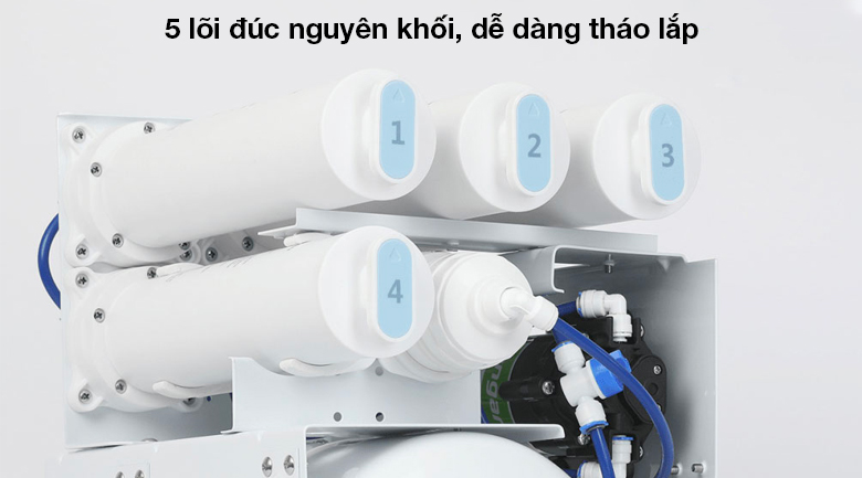 Máy lọc nước RO hydrogen ion kiềm Kangaroo KG100EED 5 lõi - Lõi lọc