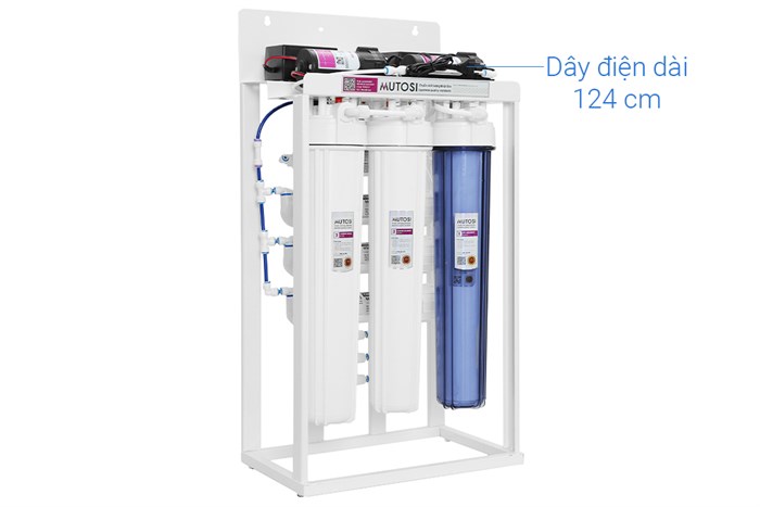 Máy lọc nước RO bán công nghiệp Mutosi MP-50 8 lõi Màu Trắng