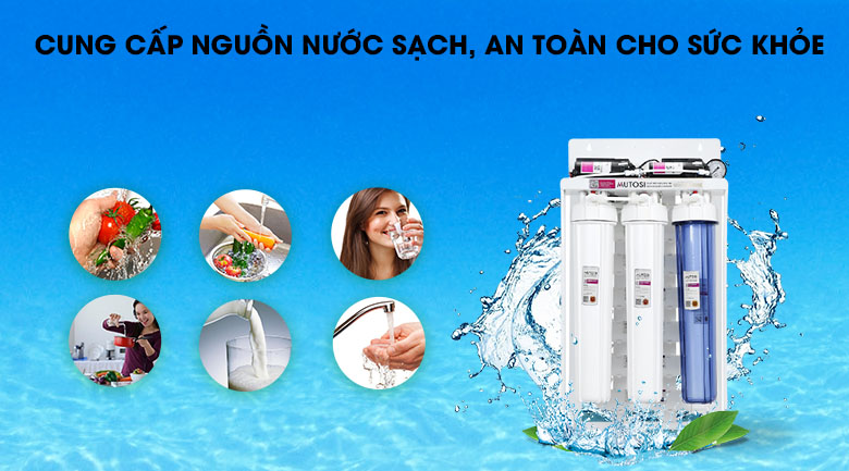 tính năng Máy lọc nước RO Bán công nghiệp Mutosi MP-50 8 lõi