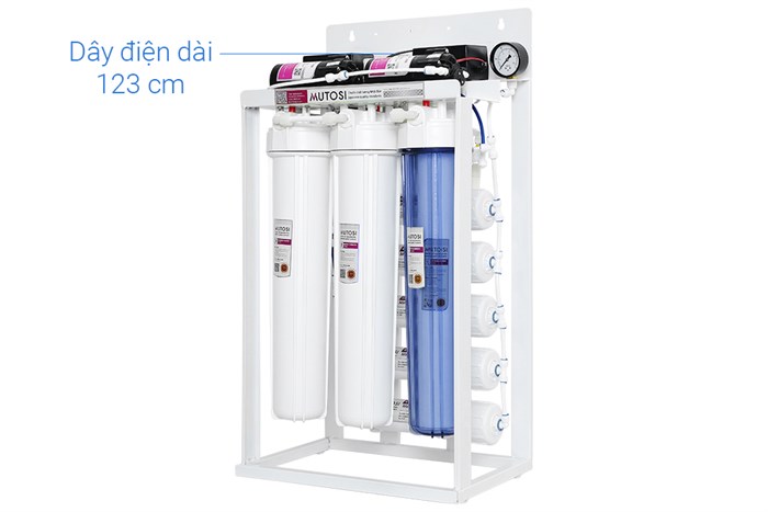 Máy lọc nước RO bán công nghiệp Mutosi MP-80 9 lõi Màu Trắng
