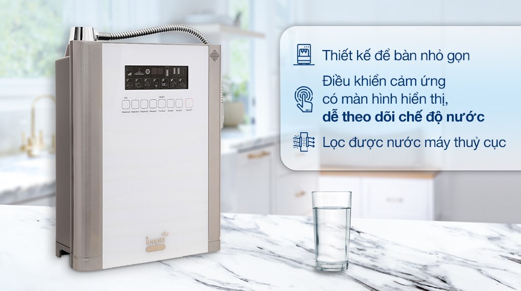 Máy lọc nước điện giải ion kiềm IONPIA 5250 5 lõi 5 tấm điện cực