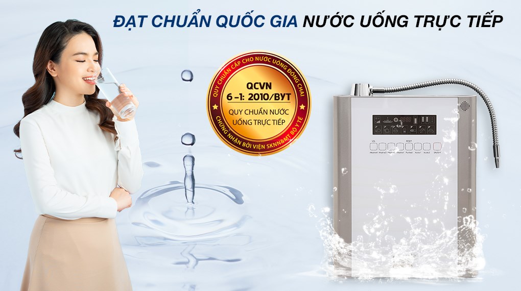 Máy lọc nước điện giải ion kiềm IONPIA 5250 5 lõi 5 tấm điện cực