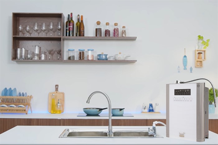 Máy lọc nước điện giải ion kiềm IONPIA 5250 5 lõi 5 tấm điện cực Màu Xám