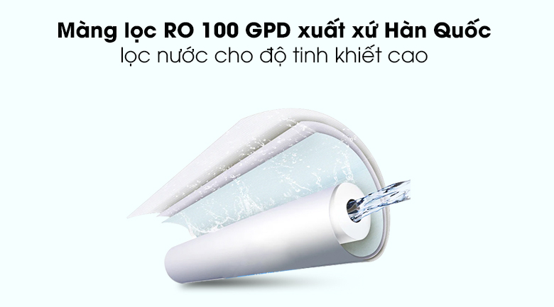 Máy lọc nước RO AVA LNT001 8 lõi - Màng lọc RO 100 GPD xuất xứ Hàn Quốc