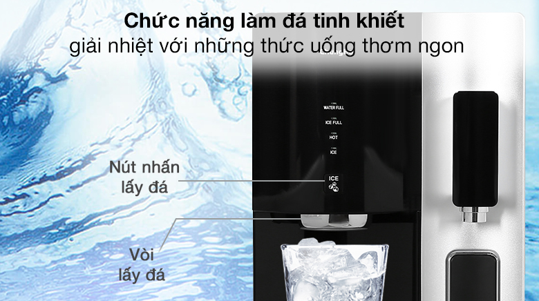 Khả năng làm đá - Máy lọc nước RO nóng lạnh ChungHo CHP-5321D 3 lõi
