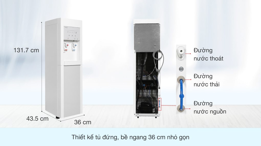 Máy lọc nước RO nóng nguội lạnh ChungHo CHP-3800ST1 4 lõi