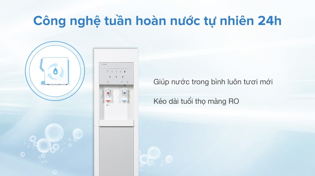 Máy lọc nước RO nóng nguội lạnh ChungHo CHP-3800ST1 4 lõi