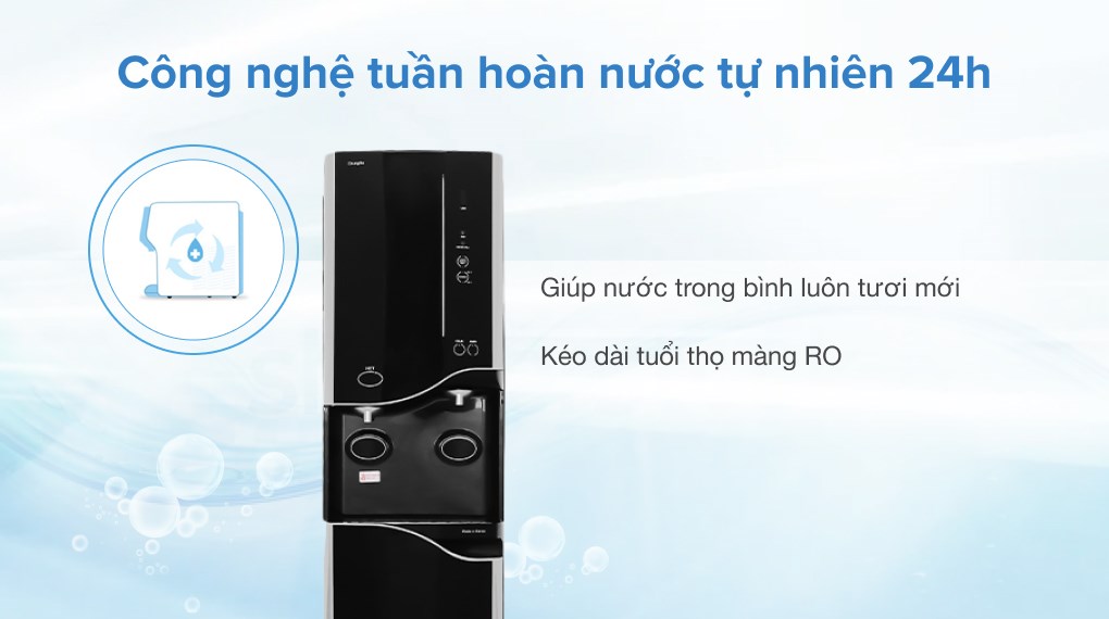 Máy lọc nước RO nóng nguội lạnh ChungHo CHP-3720S 4 lõi