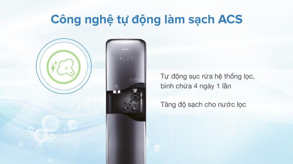 Máy lọc nước RO nóng nguội lạnh, làm đá ChungHo CHP-5380S2 4 lõi