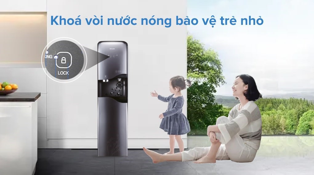 Máy lọc nước RO nóng nguội lạnh, làm đá ChungHo CHP-5380S2 4 lõi