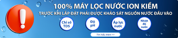 Tiêu chuẩn nguồn nước đầu vào - Máy lọc nước ion kiềm Panasonic TK-AB50 5 tấm điện cực