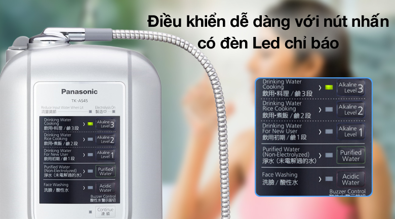 Dễ dùng - Panasonic TK AS45