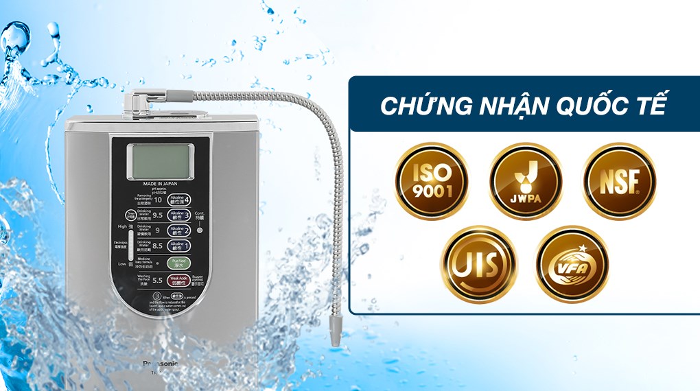 Máy lọc nước điện giải ion kiềm Panasonic TK-AS66 5 tấm điện cực