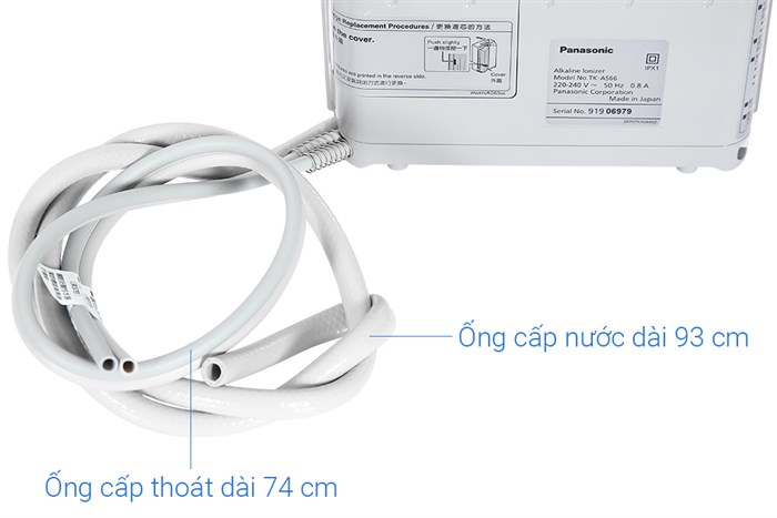 Máy lọc nước điện giải ion kiềm Panasonic TK-AS66 5 tấm điện cực