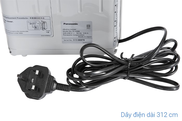 Máy lọc nước điện giải ion kiềm Panasonic TK-AS66 5 tấm điện cực