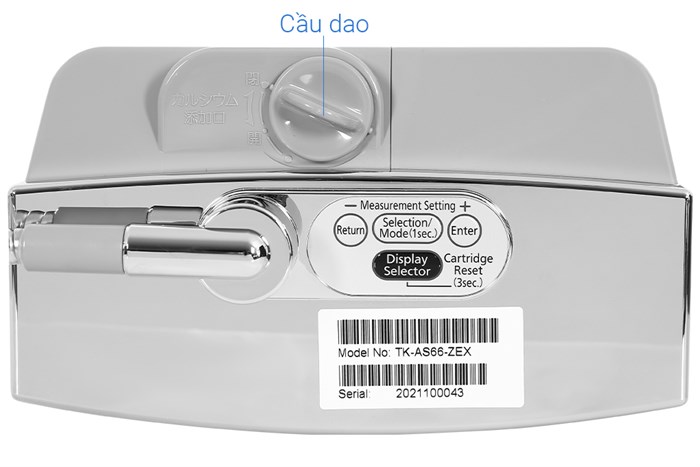 Máy lọc nước điện giải ion kiềm Panasonic TK-AS66 5 tấm điện cực