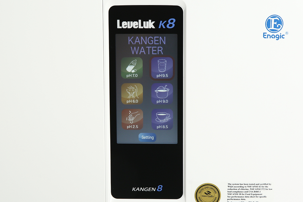 Máy lọc nước ion kiềm Kangen LeveLuk K8 8 tấm điện cực giá rẻ