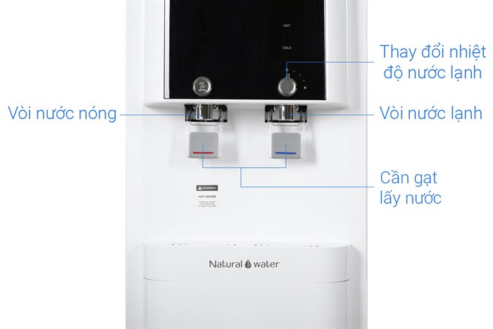 Máy lọc nước RO nóng lạnh Cuckoo CP-QRP2001SW 4 lõi Màu Trắng - Xám