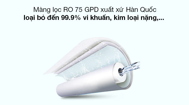 Máy lọc nước RO nóng lạnh Cuckoo CP-FRP601SW 4 lõi - Màng lọc RO 75 GPD xuất xứ Hàn Quốc
