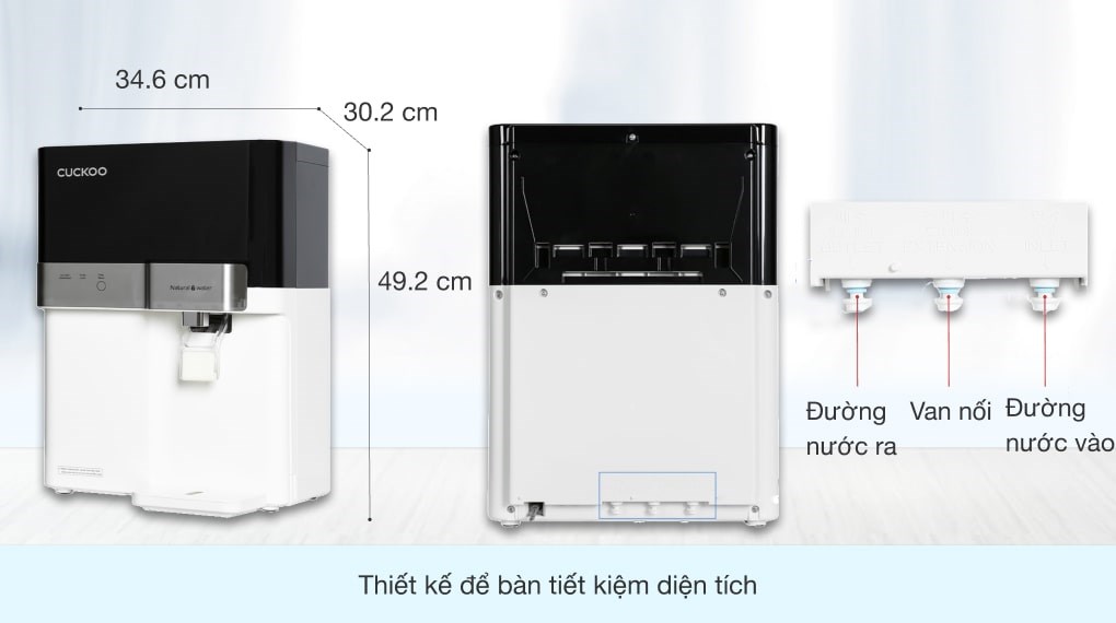 Máy lọc nước RO Cuckoo CP-RRP702MBK 4 lõi