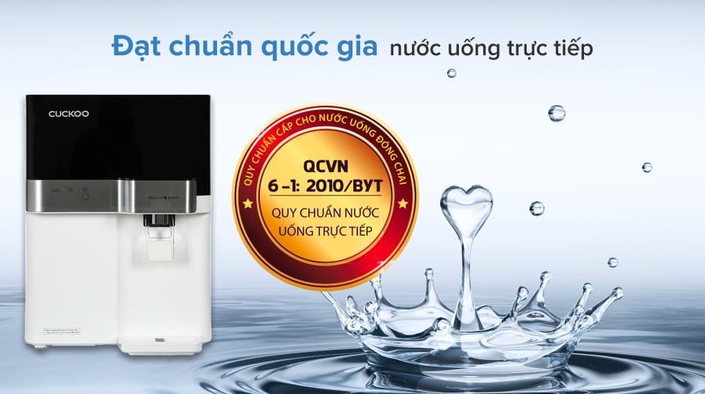 Máy lọc nước RO Cuckoo CP-RRP702MBK 4 lõi